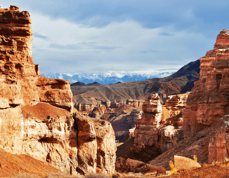 Charyn Canyon, a natural monument in Kazakhstan