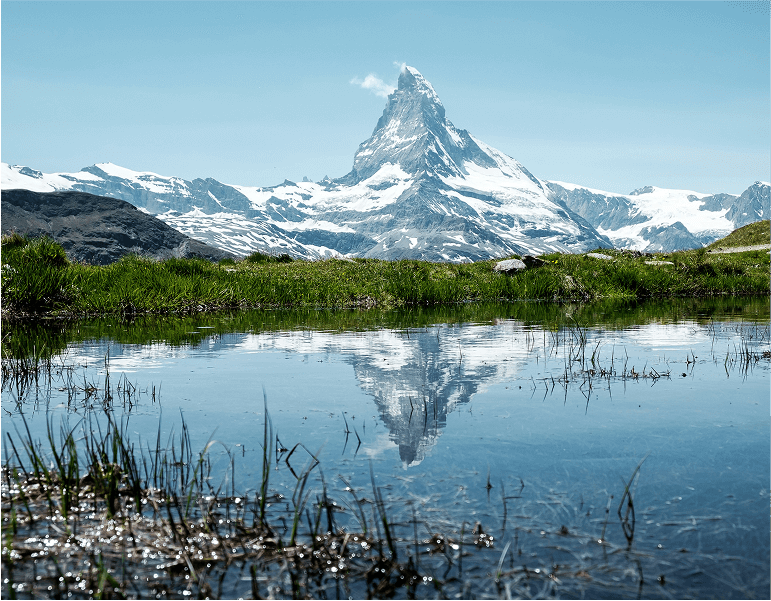Matterhorn mountain in the Swiss Alps