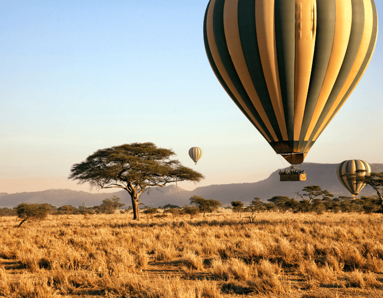 hot air balloon safari - Tanzania