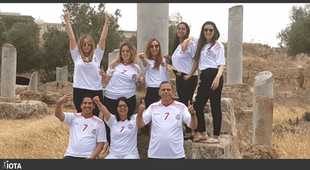 Our Tunisian team 🇹🇳 wishes good luck to the Eagles of Carthage! Do think you they can win the game 🏆?
